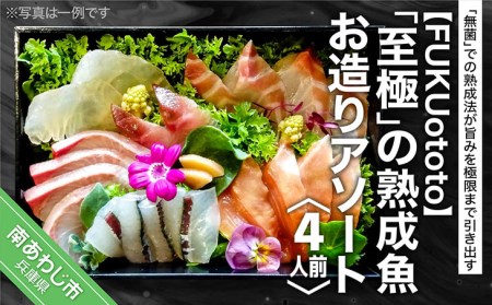【FUKUototo】「至極」の熟成魚 お造りアソート(4人前)