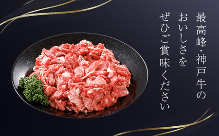 神戸牛 家庭用小間切れ600g（300ｇ×2P）AS17BB46