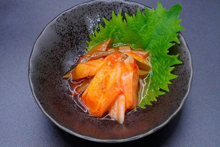 【朝来市ふるさと納税限定】 先行予約 岩津ねぎのキムチ 2箱300g AS2AA5-2