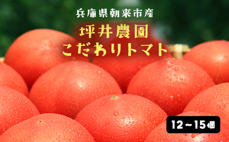 7月4日まで！！！ ＼数量限定／ 坪井農園の厳選！こだわりトマト（12～15個入り） 期間限定 限定 トマト とまと 期間限定 人気 桃太郎 桃太郎トマト 桃太郎トマト 美味しい おいしい 夏野菜 野菜 兵庫県 朝来市 AS2BB4