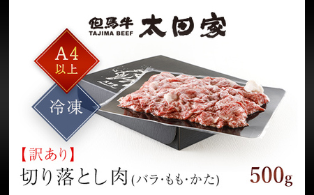 神戸ビーフ 切り落とし肉 バラ・もも・かた 500g AS8BB41-ASGS1
