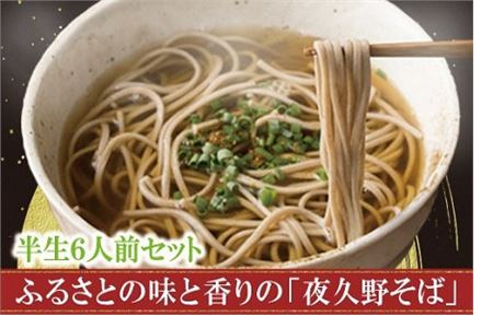 A-28 やくの麺業 半生夜久野そば6人前セット