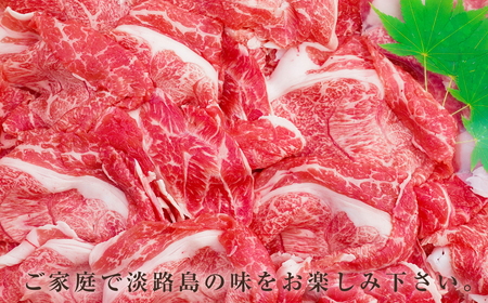 淡路牛 切り落し 1kg(250g×4パック) 小分け 冷凍 牛肉
