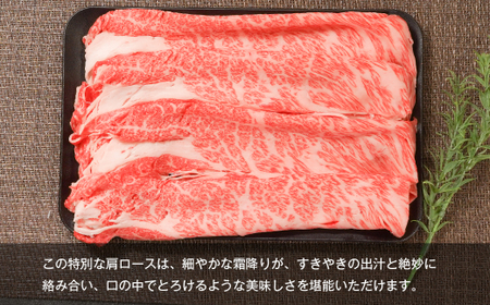 【A5ランク限定】淡路島産黒毛和牛 すきやき用 肩ロース 500g【神戸牛】 すき焼き 牛肉 高級 神戸牛