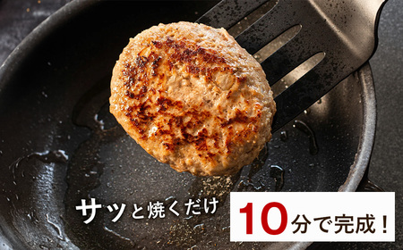 【定期便12ヶ月】淡路島たまねぎプレミアムハンバーグ　10個×12ヶ月　旨味調味料・着色料無添加　牛肉100％ 玉ねぎ ジューシー