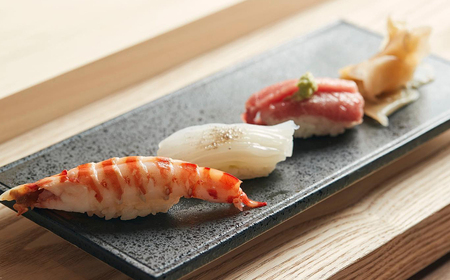 別館すし処「神の前」　料理長おまかせ寿司コースお食事券(2名様1組) ペア ディナー 淡路島 お寿司