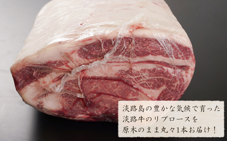 淡路牛 リブロース 原木丸々1本 約7kg～10kg　　[ブロック 牛肉 冷凍]