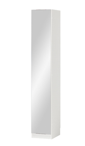 AZ14　国産シューズボックス（ミラータイプ）※開梱設置　【 シューズボックス 靴箱 オーダー サイズオーダー セミオーダー 国産 日本製 家具 収納家具 完成品 鏡付き ミラー 】