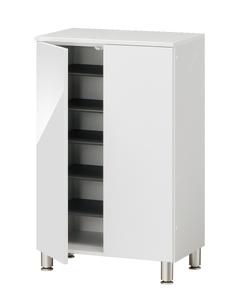 AZ7　フットタイプ国産シューズボックス（ロータイプ①）※開梱設置  【 シューズボックス 靴箱 オーダー サイズオーダー セミオーダー 国産 日本製 家具 収納家具 完成品 】