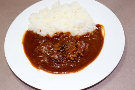 J9 レストランの特製ビーフストロガノフ