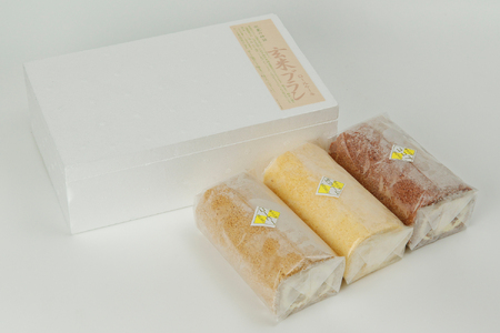 G4 玄米ブランのロールケーキ3本セットD(生ロール・ココアロール・コーヒーロール)【 ロールケーキ ケーキ 手作り スイーツ スィーツ コーヒー ココア 冷凍 】