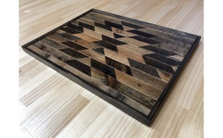 AV8　KOZAinoOBON【古材のお盆】オルテガ　【 古材 お盆 和風 ランチョンマット トレイ トレー レトロ 手作り 木製 木目 】