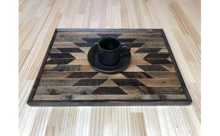 AV8　KOZAinoOBON【古材のお盆】オルテガ　【 古材 お盆 和風 ランチョンマット トレイ トレー レトロ 手作り 木製 木目 】