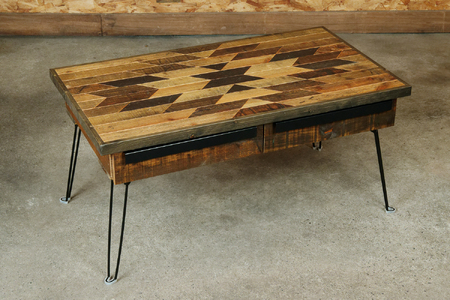 AV17　KOZAinoTSUKUE【古材の机】オルテガ　【 古材 机 テーブル レトロ インテリア 木製 木目 】