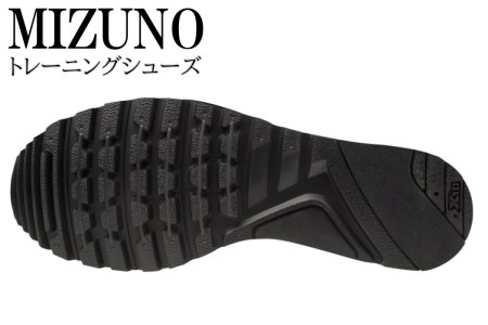 AO42　ミズノトレーニングシューズ　BUILT　TRAINER【ブラック×フラッシュピンク2E】