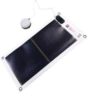 AG37　充電式LEDランタン・5Wモバイルソーラーシートセット／GSB-0500-DC