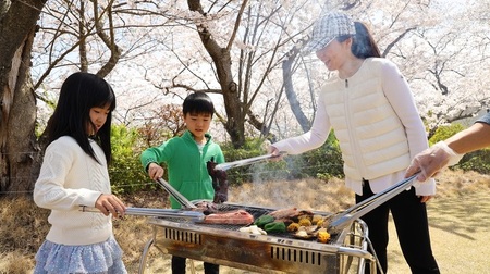 NIKKOEN プレミアム バーベキュー プラン 大人2名利用券[ 日光園 アウトドア 手軽 手ぶら 焼肉 ステーキ シーフード 魚介 家族 ファミリー ペア 花見 お花見 ]