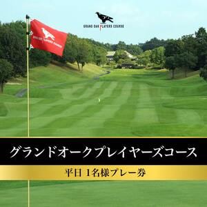 グランドオーク プレイヤーズコース 平日 1名様 プレー券 [ ゴルフ 加東市 兵庫県 関西 ゴルフ場 ] ゴルフ場利用権 
