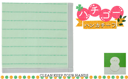 ハチゴーハンカチーフ clean.グリーン | 兵庫県加東市 | ふるさと納税