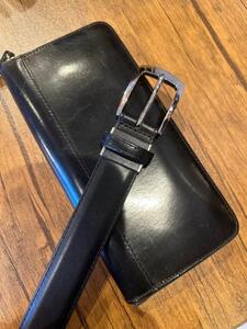 H-213　張り合わせベルト30mm　Leather BELT125