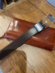 H-213　張り合わせベルト30mm　Leather BELT125