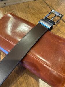 H-213　張り合わせベルト30mm　Leather BELT125