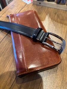 H-213　張り合わせベルト30mm　Leather BELT125