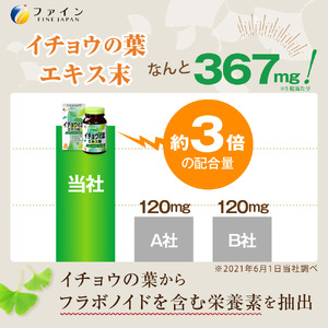 J-65 イチョウの葉エキス粒400粒×3個セット