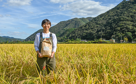 H-37【農薬・化学肥料不使用】循環農法で育てた自然の恵みいっぱいの『かもかも米(白米4kg)』 