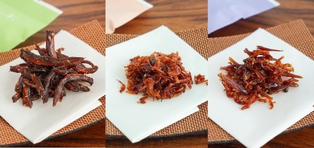 G-32【ふるさと感謝便限定】室津かじたの「いかなご釘煮(50g×2袋)」「あみえび甘煮(70g×2袋)」「しらす山椒煮(70g×1袋)」