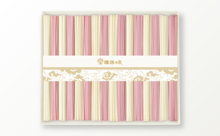 H-118【たつの市特産品】手延そうめん「揖保乃糸 特級紅白麺(50g×16束)」