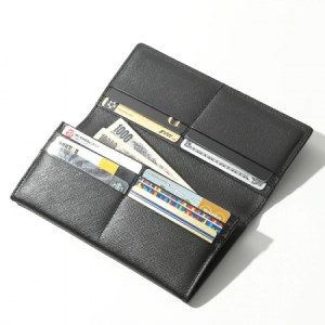 J-48　サフィアーノ二つ折り長財布　ネイビー