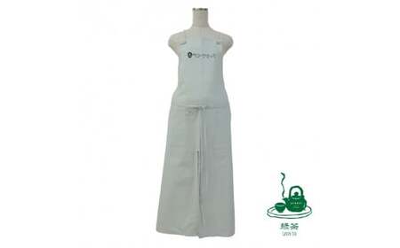 BF KITCHEN×岡田を追え!!　ロングエプロン_緑茶[1106]