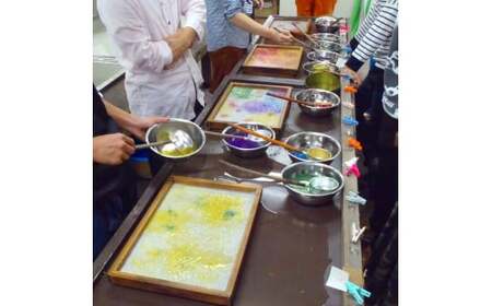 駅長イチオシ！車留満定食と杉原紙の紙すき体験チケット [1197]