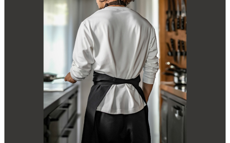 THE TABLIER（ザ・タブリエ）George cuisine×SEWING TAKEUCHI エプロン Chef 群青