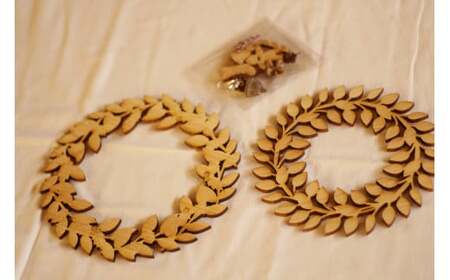 ひのきの香りクリスマスリース（おうちでつくるキット）[947]