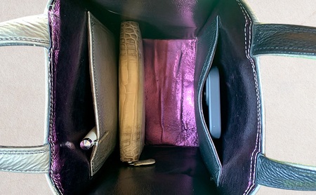 オーダーシューズとお揃い ゴルフ用ポーチ 牛エナメル材