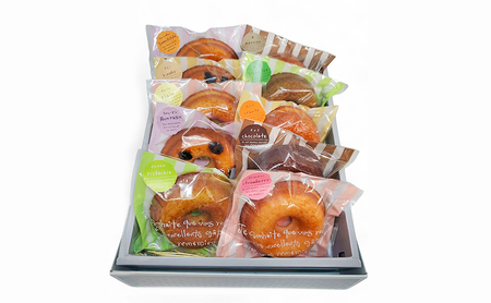 エメリング（焼きドーナツ）セット 焼菓子 お菓子 菓子 ドーナツ 詰め合わせ 抹茶 チョコ ピスタチオ 栗 苺 オレンジ ラムレーズン きなこ 贈り物