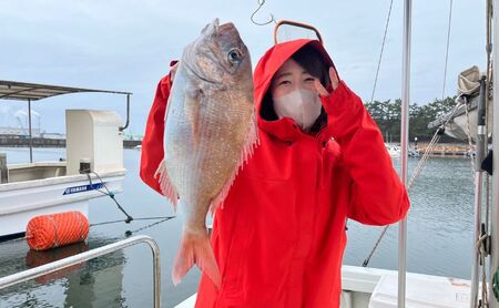 タイラバ・タコ釣り遊漁船　『デカガメ』　乗合　利用券　3名様　乗船券 釣り 乗合い 船 魚釣り フィッシング 体験 チケット レジャー 魚 さかな 兵庫県 播磨町