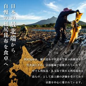 とっこや利尻昆布 200g らーめん味楽2食セット 生麺（チャック付き）｜利尻昆布 昆布 こんぶ コンブ 出汁 だし らーめん 生麺 味楽 [1080017]