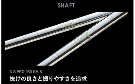 MF-Hマッスルバックアイアン6本セット（＃5-PW）＆ゴルフボールV1（１ダース）310BD03S.／軟鉄鍛造 フォージド アイアン 国産 ゴルフ ゴルフクラブ　ゴルフテック叡智