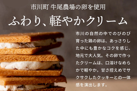 レーズンバターサンド「いち福神」（8枚入×2箱）　009AD01N.／詰合せ スイーツ レーズンサンド もち麦粉使用 コーヒー ワイン ギフト ボックス入り おかし お菓子 焼菓子 洋菓子 クッキー バター 化粧箱 個包装 冷凍 ホワイトデー 母の日  もち麦粉