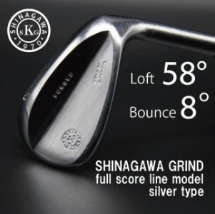 Grind by S-TAKUYA フルスコアラインウェッジ Silver 58度　077BC05N.／ウェッジ ゴルフ ゴルフクラブ 光栄ゴルフ