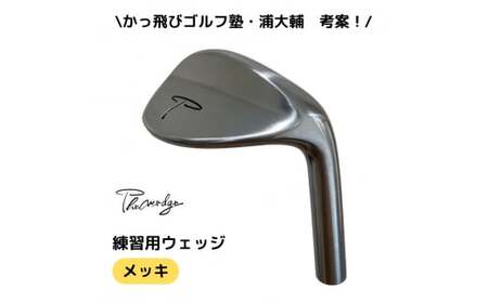 Thewedge 練習用 ウェッジ ( メッキ )　ゴルフウェッジ　かっ飛びゴルフ塾 浦大輔 考案 練習用ウェッジ ゴルフウェッジ ゴルフ The Wedge ザ・ウェッジ