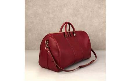 ボストンバッグ 本革 日本製 レザー 旅行 カバン トラベルバッグ  WH-24 レッド