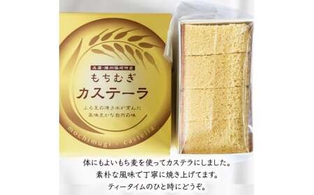 もちむぎカステラ2本セット カステラ 贈り物 ギフト もち麦