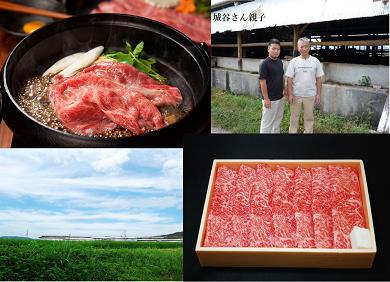 KBS-07 城谷牧場の神戸ビーフ(神戸牛)すきやき・しゃぶしゃぶ用600g
