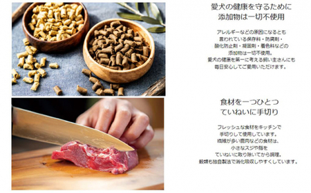 ひとつごはん 鹿肉オリジナルブレンド ペットフード 愛犬用 鹿肉 ジビエ肉 野菜 厳選素材 無添加 ドッグフード