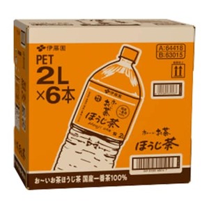 【毎月定期便】おーいお茶 ほうじ茶2L 12本全3回【4010466】