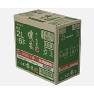 【毎月定期便】おーいお茶　濃い茶2L　6本全3回【4010467】